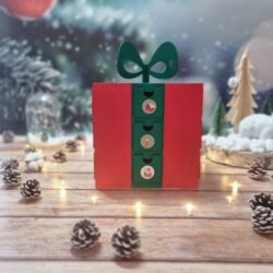 gift advent calendar, wooden advent calendar, customizable advent calendar, children's advent calendar, perpetual advent calendar