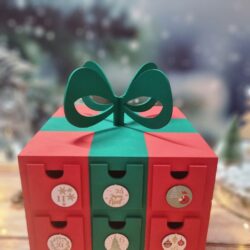 gift advent calendar, wooden advent calendar, customizable advent calendar, children's advent calendar, perpetual advent calendar