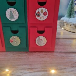 gift advent calendar, wooden advent calendar, customizable advent calendar, children's advent calendar, perpetual advent calendar