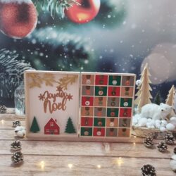 book advent calendar, wooden advent calendar, customizable advent calendar, children's advent calendar, perpetual advent calendar