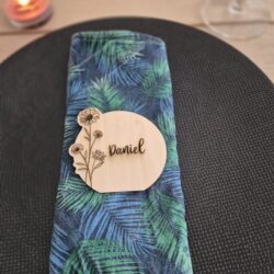 Marques places fleuris en bois 10