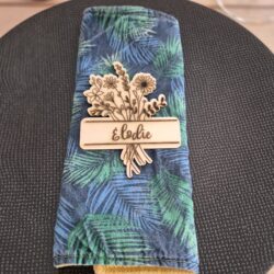 Marques places fleuris en bois 11