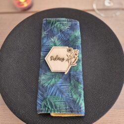 Marques places fleuris en bois 3