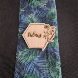 Marques places fleuris en bois 2