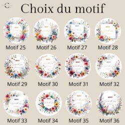 Personalized self-adhesive labels pattern 2