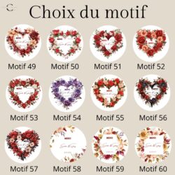 Personalized self-adhesive labels pattern 4