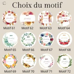 Personalized self-adhesive labels pattern 5