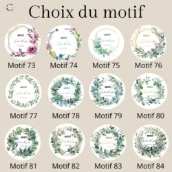 Personalized self-adhesive labels pattern 6