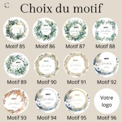 Personalized self-adhesive labels pattern 7