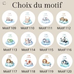 Personalized self-adhesive labels pattern 9